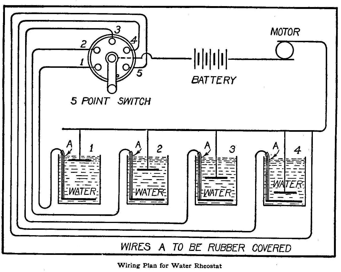 Wiring Plan for Water Rheostat