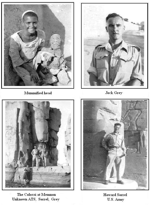 THE VISIT TO LUXOR,KARNAKAND THEBES. NOVEMBER1945