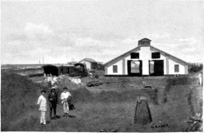 The Station and Shed of the Goyaz Railway, Araguary.
