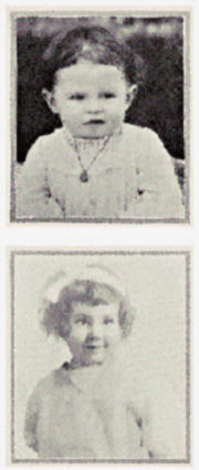 Both students as young children