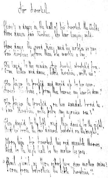 Manuscript of Sir Swerkel