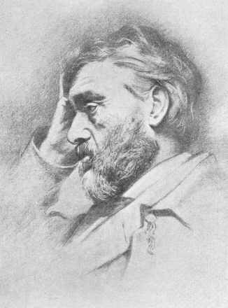 Thomas Carlyle.  From a drawing by Samuel Laurence in
the collection of John Lane