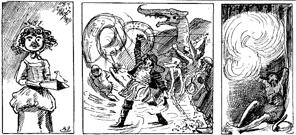 No. 217. The New Toy. Little Tottie's Mechanical Bird. Sir J. E. Millais, Bart., R.A. No. 131. The Sea Serpent! Caught at last!! General rejoicings!!! No. 218. His First Cigar.