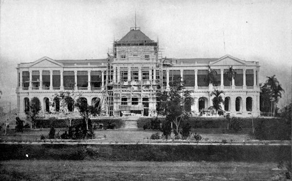 Government House under construction