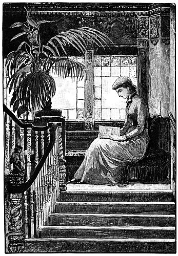 The Staircase Window. Candace settled herself for a long, comfortable reading before breakfast. Page 65.