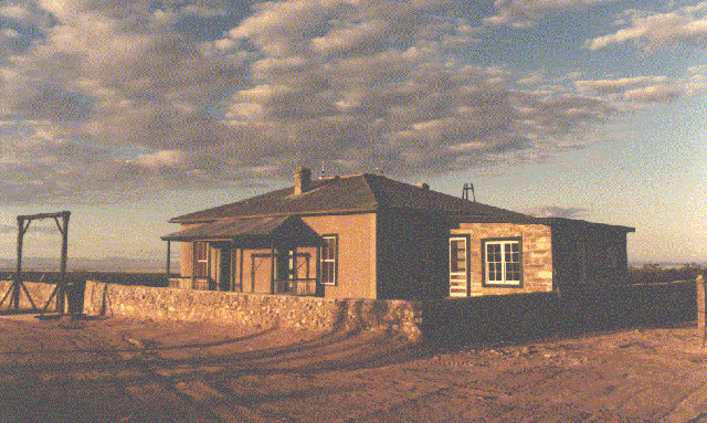 McDonald-Schmidt ranch house, where plutonium core was assembled