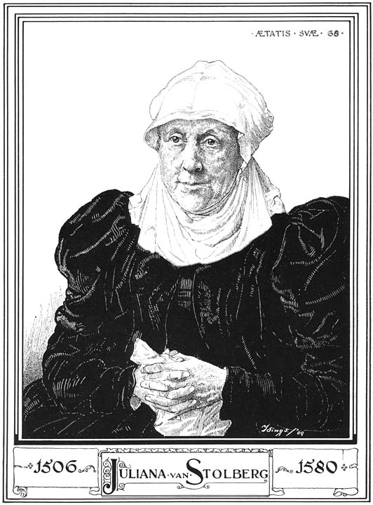 Juliana van Stolberg, 1506–1580.