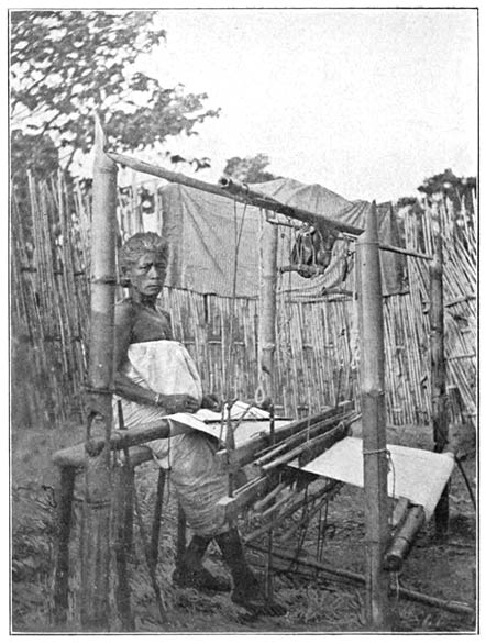 Kachári Woman Weaving (Kamrup).