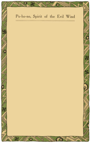Decorative page border for Po-ho-no, Spirit of the Evil Wind