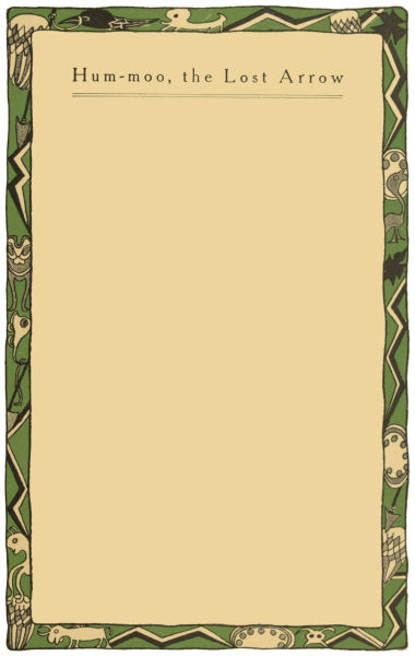 Decorative page border for Hum-moo, the Lost Arrow