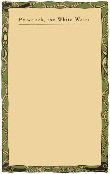 Decorative page border for Py-we-ack, the White Water