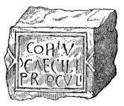 Centurial Stone, Coh. V. Cæcilii Proculi, Cilurnum