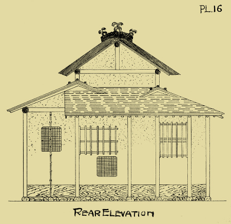 Plate 16: REAR ELEVATION