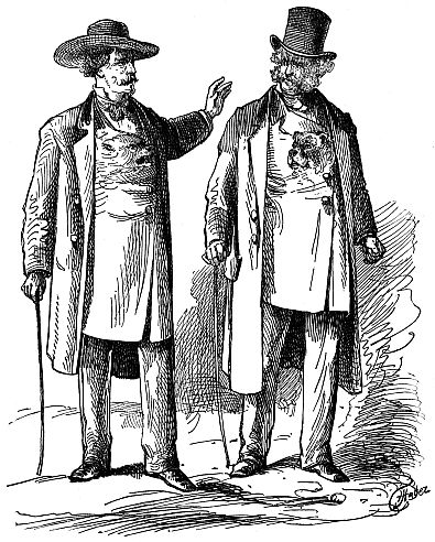 two men talking