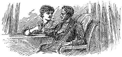 man and woman at a table