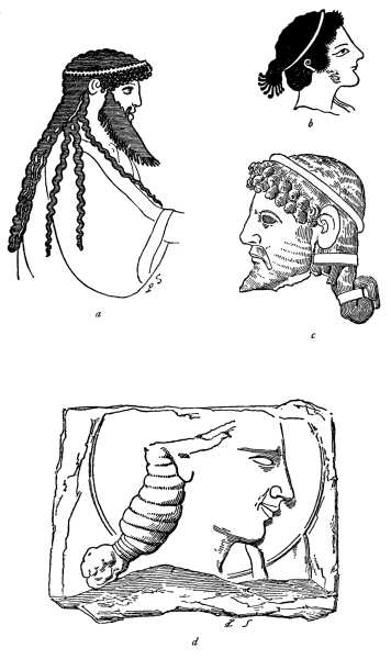 Illustration: Men’s Head-dress—Archaic