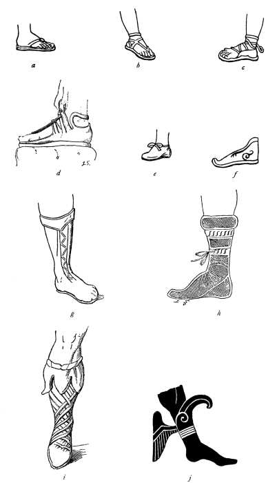 Illustration: Sandals and Shoes