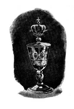 The wedding goblet of King Christian VII. and Queen Matilda.