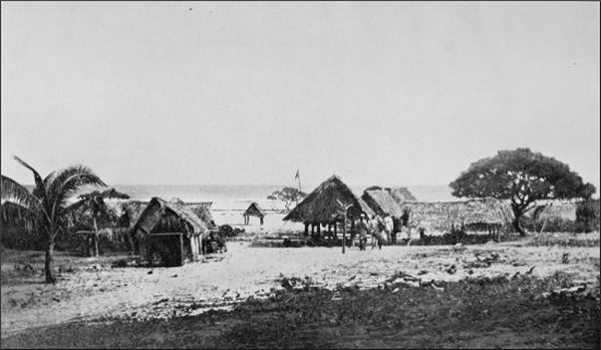 The settlement on Nassau Island