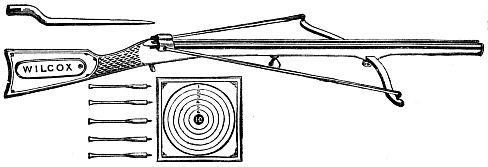 Wilcox crossbow and targets