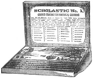 SCHOLASTIC No. 1 COLORED CRAYONS FOR PAINTING & COLORING