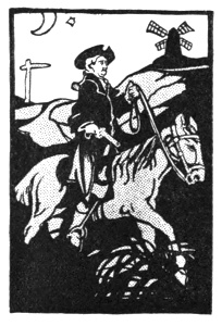 Man on horseback.