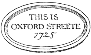 This Is Oxford Streete 1725