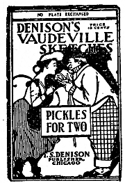 Denison's Vaudeville  Sketches for Two cover