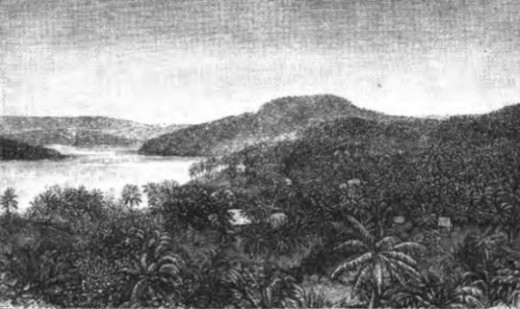 Landschaft auf Tongatabu.