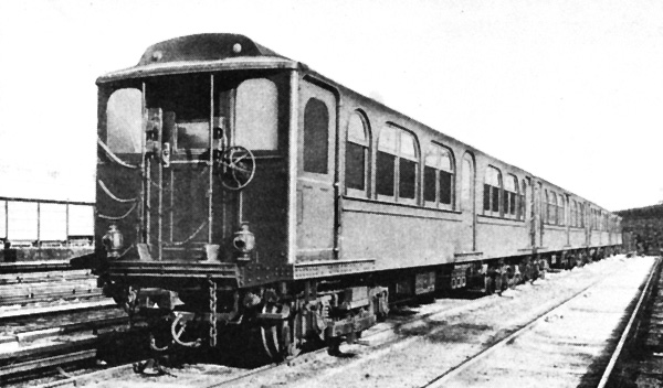 6-car Train on Hudson & Manhattan Railroad Equipped with GE-76 Motors and Type M Control