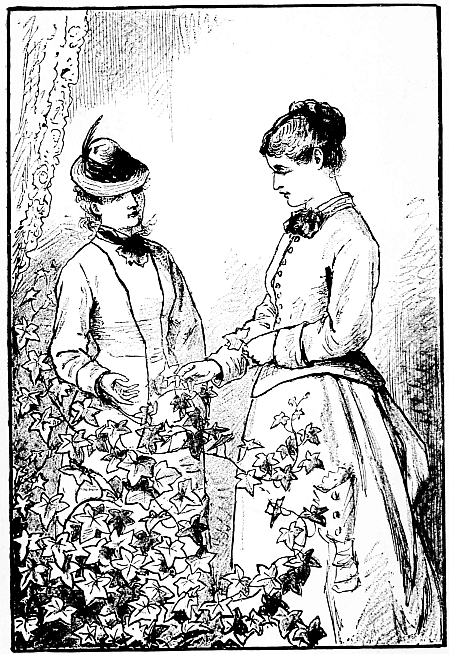 two women in garden