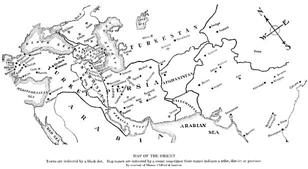 MAP OF THE ORIENT.