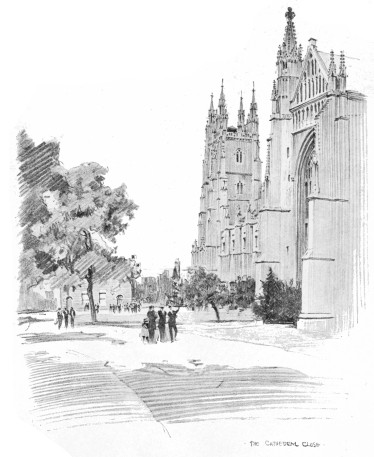 Image unavailble: The Cathedral Close.