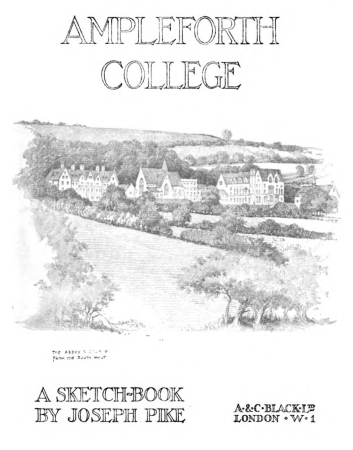 Image unavailable: THE ABBEY AND COLLEGE FROM THE SOUTH WEST—TITLE PAGE 