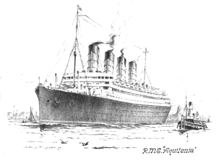 Image unavailable: R.M.S. Aquitania.