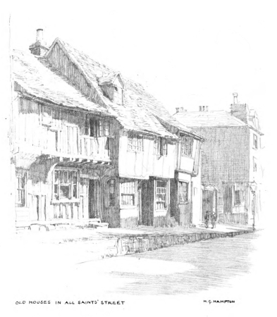 Image unavailable:Old Houses in All Saints’ Street