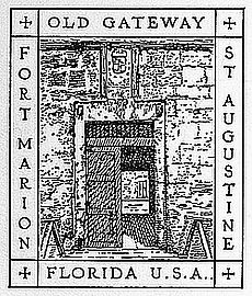 OLD GATEWAY
FORT MARION ST AUGUSTINE FLORIDA U.S.A.