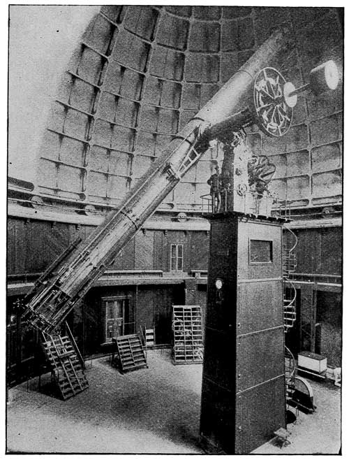 THE GREAT TELESCOPE AT LICK OBSERVATORY.