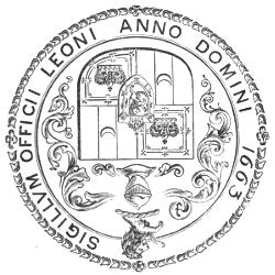 Seal: SIGILLUM OFFICII LEONI ANNO DOMINI 1663