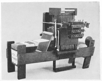 Image unavailable: Courtesy Metropolitan Museum of Art

Model of an American Peg-loom. Bearing the Name of W. D. Fales of
Providence, Rhode Island