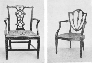 Image unavailable: Chippendale Mahogany Arm-Chair 1760-1780