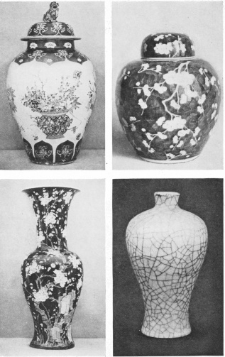 Image unavailable: Courtesy Metropolitan Museum of Art

Chinese Porcelain of The Kang H’si Period, 1662-1723

Jar, Famille Rose             Jar, Blue Hawthorn
Vase, Famille Noire           Vase, Celadon