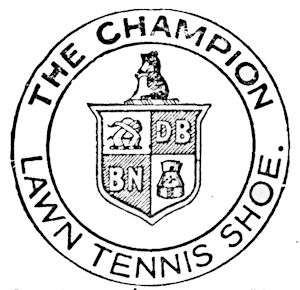 THE CHAMPION LAWN TENNIS SHOE