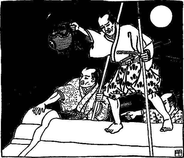 Illustration: Men climbing over the top of a roof