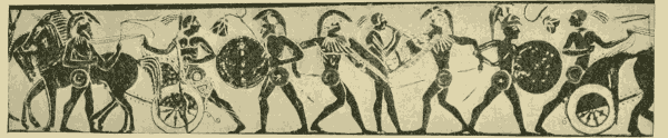Scene from Clazomenae Sarcophagus in British Museum.