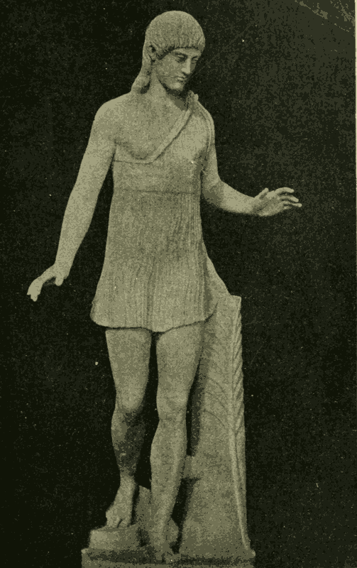 Statue of Girl Runner. Vatican. Copy of fifth-century original.