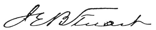 Signature, JEB Stuart