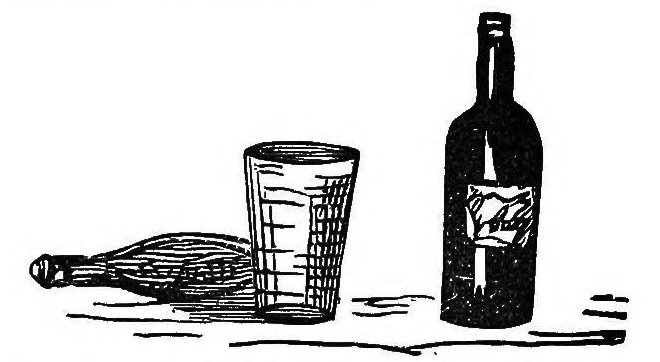Illustration: brandy and soda